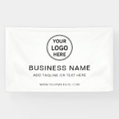 Einfaches Minimal-Logo-Branding Banner (Horizontal)