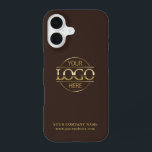 Einfaches Minimal-Logo für kundenspezifische Unter iPhone 16 Hülle<br><div class="desc">Zeigen Sie Ihre Marke mit diesem iPhone-Gehäuse für Ihr individuelles Firmenlogo - entworfen für Profis, Unternehmer und Kleinunternehmer, die gewollt haben, ihr Unternehmen auf schlanke und moderne Weise zu fördern. Dieses personalisierte iPhone-Gehäuse mit Ihrem Firmenlogo, Ihrem Firmennamen oder Ihrem Tagline-Slogan macht es zu einem idealen Werbeartikel oder Firmengeschenk. Es ist...</div>