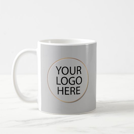 Einfaches Minimal-Logo für kundenspezifische Unter Kaffeetasse (Links)