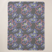 einfaches minimales Design Ihres Logos Fleece-Deck Sherpadecke (Vorderseite)