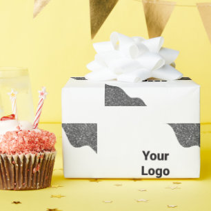 Einfaches minimales elegantes benutzerdefiniertes  geschenkpapier