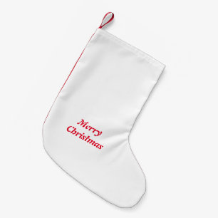 Einfaches minimales elegantes benutzerdefiniertes  kleiner weihnachtsstrumpf