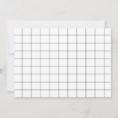 Einfaches Minimales Foto Save the Date große Namen (Rückseite)