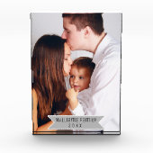 Einfaches minimales Foto und Name einer modernen F (Vorderseite)