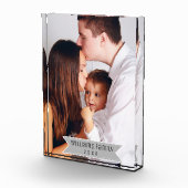 Einfaches minimales Foto und Name einer modernen F (Rechts)