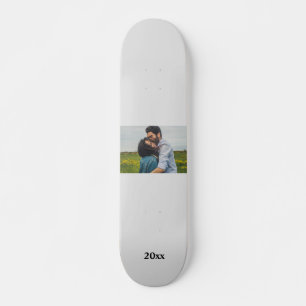 einfaches minimales individuelles Namensmonogramm Skateboard
