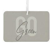 Einfaches, minimales, modernes urbanes Design Go G Autolufterfrischer (Rückseite)