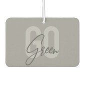 Einfaches, minimales, modernes urbanes Design Go G Autolufterfrischer (Vorderseite)