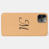 einfaches minimales Monogramm-Logo elegant persona Case-Mate iPhone Hülle (Rückseite (Horizontal))