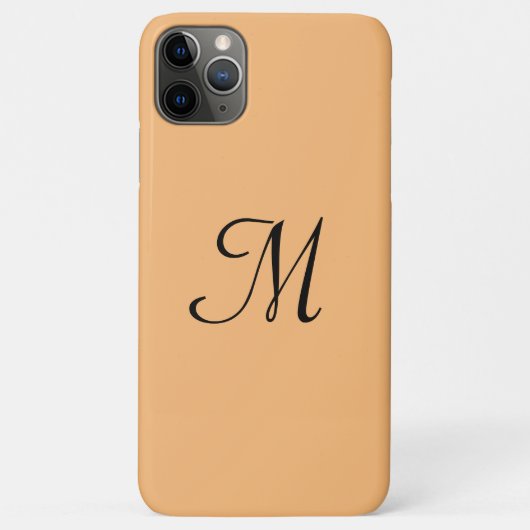 einfaches minimales Monogramm-Logo elegant persona Case-Mate iPhone Hülle (Rückseite)