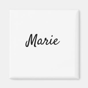 einfaches minimales Monogramm-Logo personalisierte Magnet