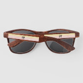 einfaches, minimales Monogramm-Logo, um die Wasser (Rückseite)