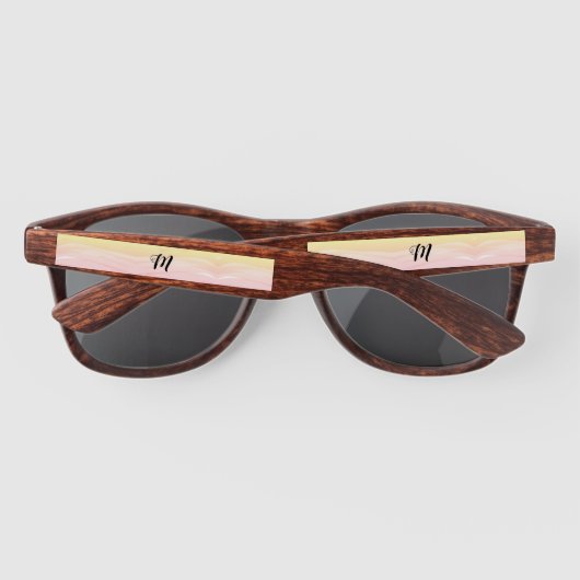 einfaches, minimales Monogramm-Logo, um die Wasser (Rückseite)