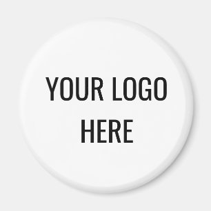 EINFACHES MINIMALES TEXTLOGO HIER INDIVIDUELLES LO MAGNET