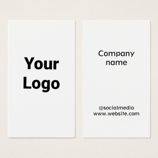 Einfaches, minimales und individuelles Logo (Vorne & Hinten)