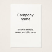 Einfaches, minimales und individuelles Logo (Rückseite)