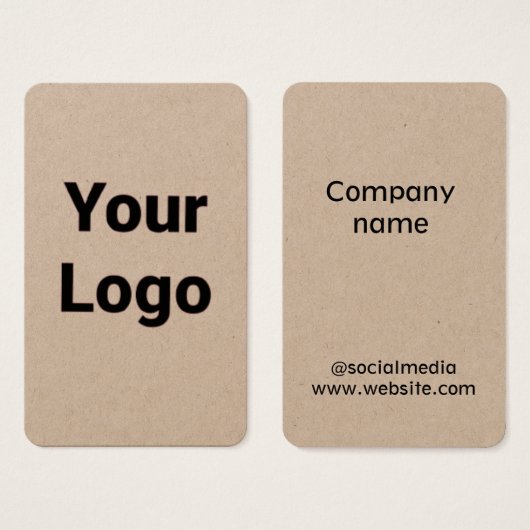 Einfaches, minimales und individuelles Logo (Vorne & Hinten)