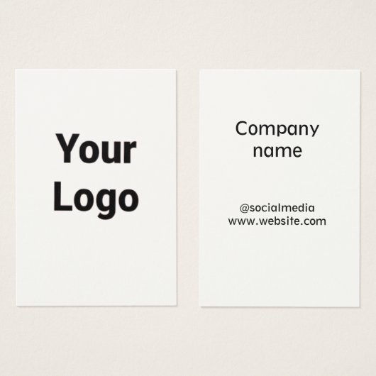 Einfaches, minimales und individuelles Logo (Vorne & Hinten)