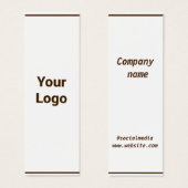 Einfaches, minimales und individuelles Logo (Vorne & Hinten)