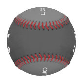 Einfaches, minimales und individuelles Logo Baseball (Rückseite)