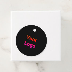 Einfaches, minimales und individuelles Logo Geschenkanhänger