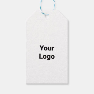 Einfaches, minimales und individuelles Logo Geschenkanhänger