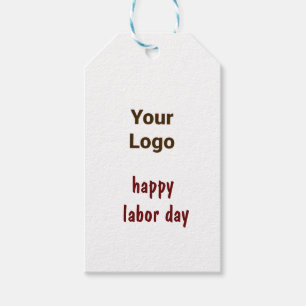 Einfaches, minimales und individuelles Logo Geschenkanhänger