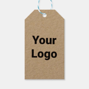 Einfaches, minimales und individuelles Logo Geschenkanhänger