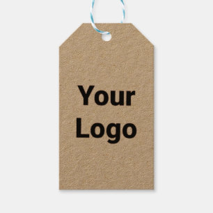 Einfaches, minimales und individuelles Logo Geschenkanhänger