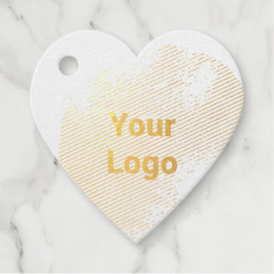 Einfaches, minimales und individuelles Logo Geschenkanhänger