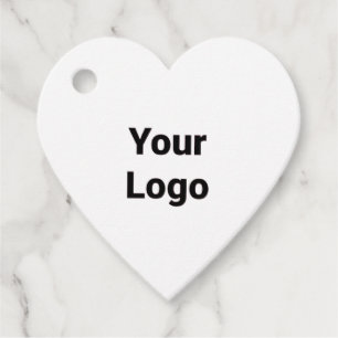 Einfaches, minimales und individuelles Logo Geschenkanhänger