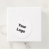 Einfaches, minimales und individuelles Logo Geschenkanhänger (Beispiel)