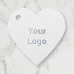 Einfaches, minimales und individuelles Logo Geschenkanhänger