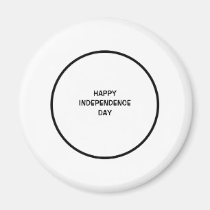 Einfaches, minimales und individuelles Logo Magnet