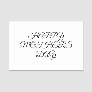 Einfaches, minimales und individuelles Logo Namensschild