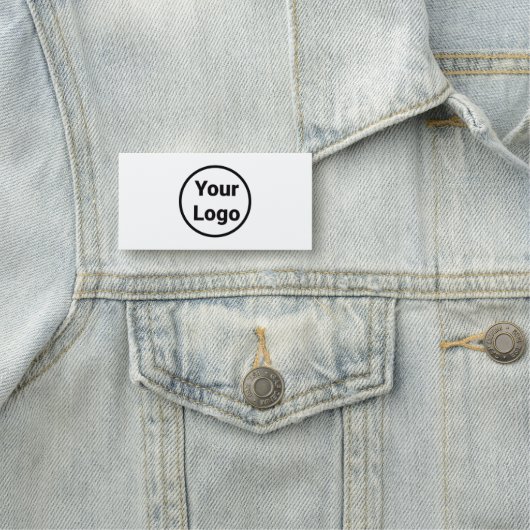 Einfaches, minimales und individuelles Logo Namensschild (Beispiel)