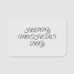 Einfaches, minimales und individuelles Logo Namensschild