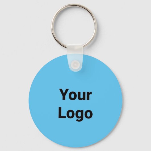 Einfaches, minimales und individuelles Logo Schlüsselanhänger (Vorderseite)