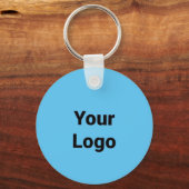 Einfaches, minimales und individuelles Logo Schlüsselanhänger (Vorderseite)