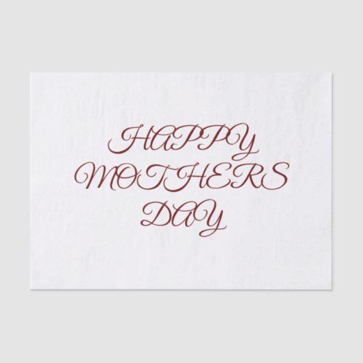 Einfaches, minimales und individuelles Logo Seidenpapier (Vorderseite)