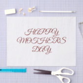 Einfaches, minimales und individuelles Logo Seidenpapier (Handwerk)