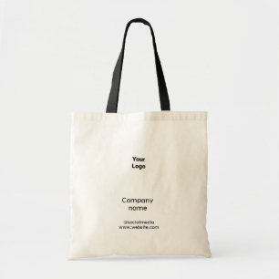 Einfaches, minimales und individuelles Logo Tragetasche