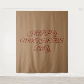 Einfaches, minimales und individuelles Logo Wandteppich (Vorderseite)