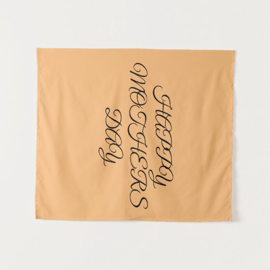 Einfaches, minimales und individuelles Logo Wandteppich (Vorderseite (Horizontal))