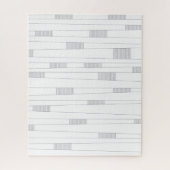 Einfaches, minimales und modernes Zeilengrafisches Puzzle (Vertikal)