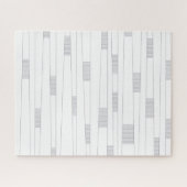 Einfaches, minimales und modernes Zeilengrafisches Puzzle (Horizontal)