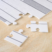 Einfaches, minimales und modernes Zeilengrafisches Puzzle (Seite)