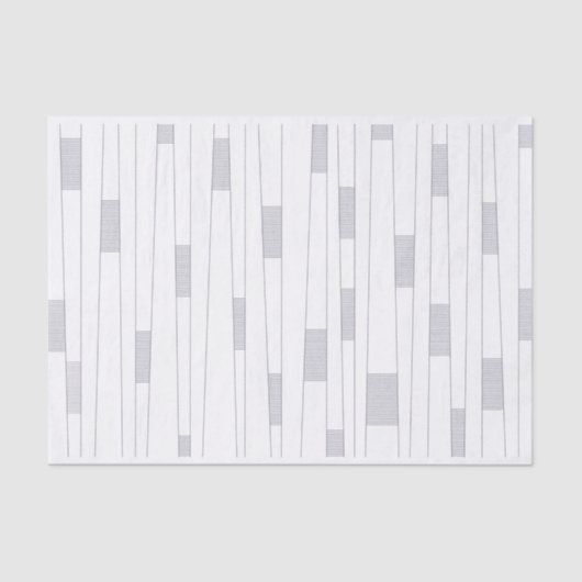 Einfaches, minimales und modernes Zeilengrafisches Seidenpapier (Vorderseite)