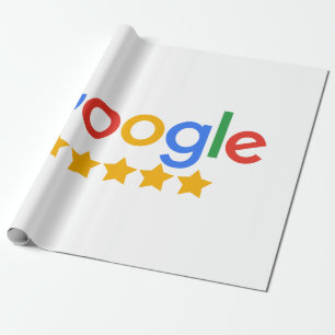 einfaches minimalfarbiges Design Ihres Logos Geschenkpapier