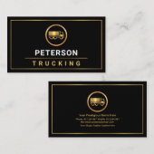 Einfaches Minimalistisch-Gold-Line-Treib Visitenkarte (Vorne/Hinten)